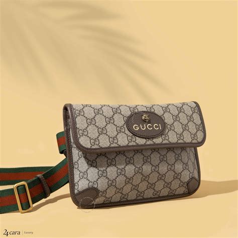 gucci supreme belt bag used|gucci belt bag neo vintage.